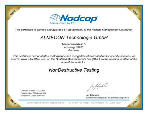 Nadcap NonDestructive Testing 